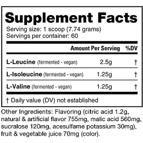 NutraBio BCAA 5000 - 60 Servicios - Haz Tu Pedido