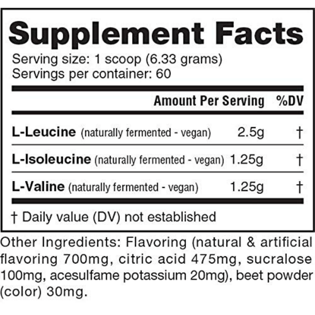 NutraBio BCAA 5000 - 60 Servicios - Haz Tu Pedido