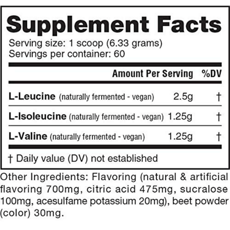 NutraBio BCAA 5000 - 60 Servicios - Haz Tu Pedido
