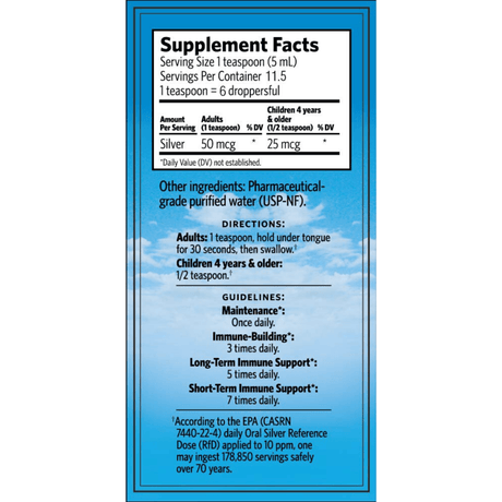 Sovereign Silver Bio-Active Silver Hydrosol - Haz Tu Pedido