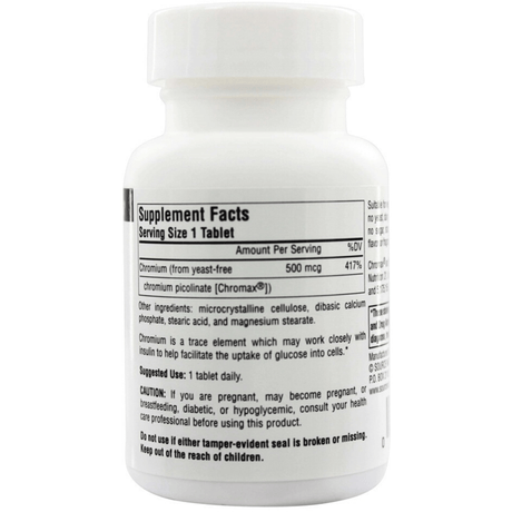 Source Naturals Ultra Chromium Picolinate 500™ - Tablets - Haz Tu Pedido