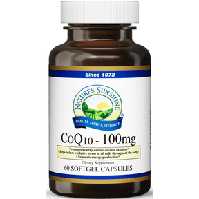 Nature's Sunshine CoQ10 100 mg - 60 Cápsulas Blandas - Haz Tu Pedido