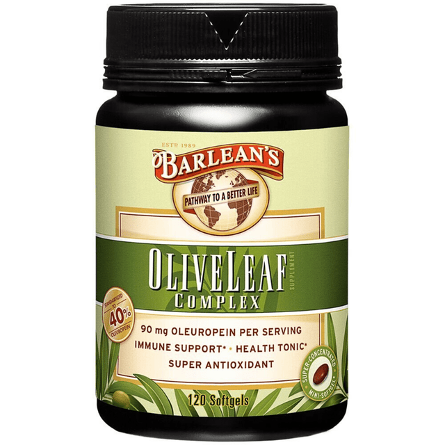 Barlean’s Olive Leaf Complex - 120 Cápsulas Blandas - Haz Tu Pedido