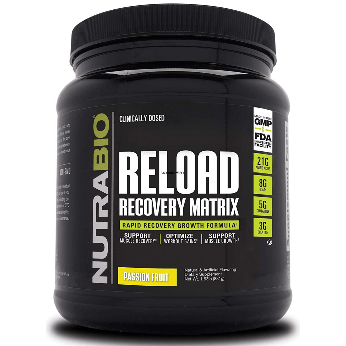 NutraBio Reload Recovery Matrix - Haz Tu Pedido