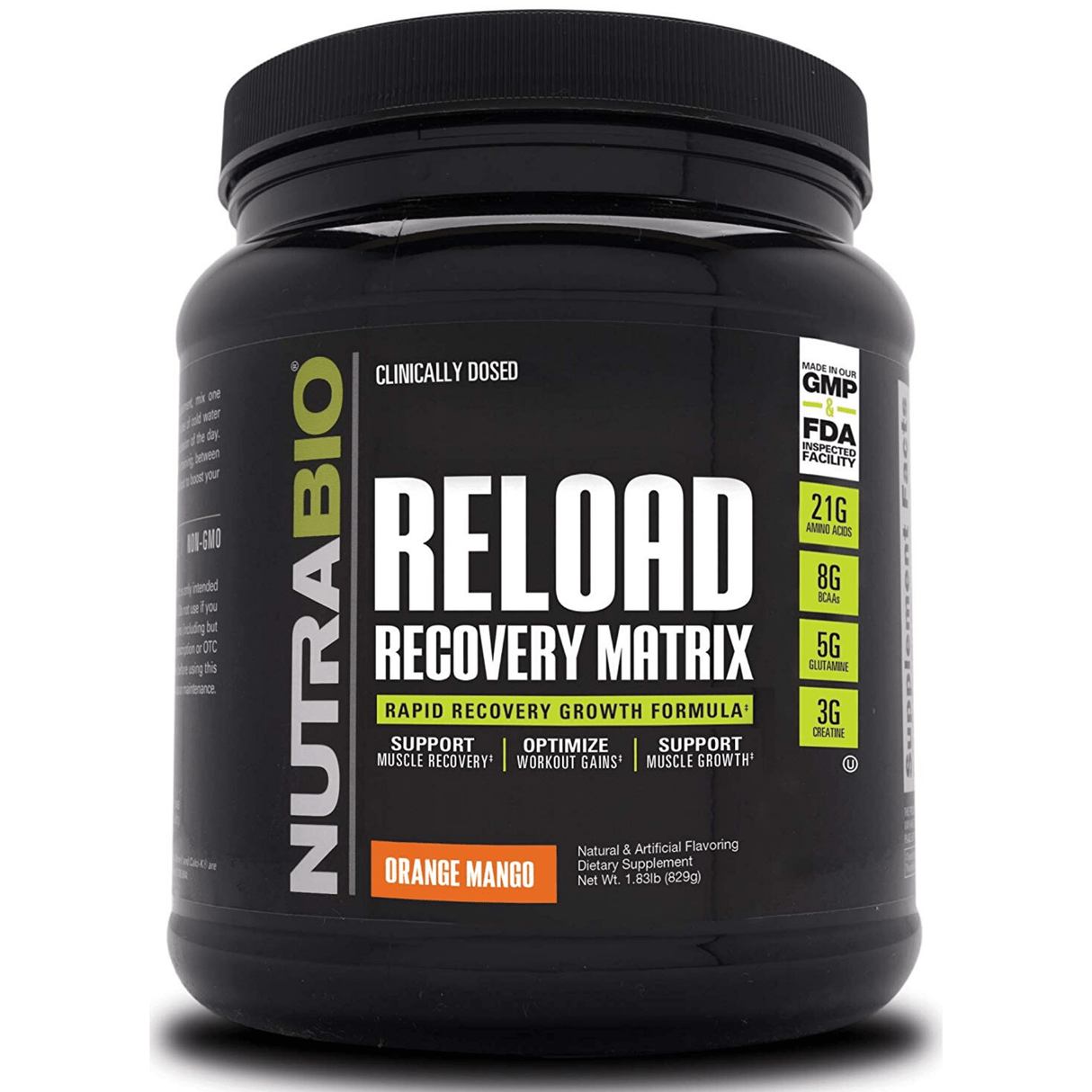 NutraBio Reload Recovery Matrix - Haz Tu Pedido
