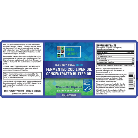 Green Pasture Fermented Cod Liver Oil - Haz Tu Pedido