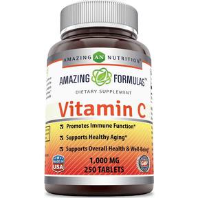 Amazing Nutrition Vitamin C - 250 Tabletas - Haz Tu Pedido