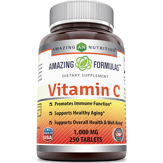 Amazing Nutrition Vitamin C - 250 Tabletas - Haz Tu Pedido
