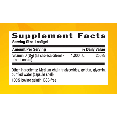 Country Life Vitamin D3 1000 IU - Haz Tu Pedido
