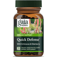Gaia Herbs Quick Defense with Echinacea and Elderberry - Vegan Liquid PhytoCaps - Haz Tu Pedido