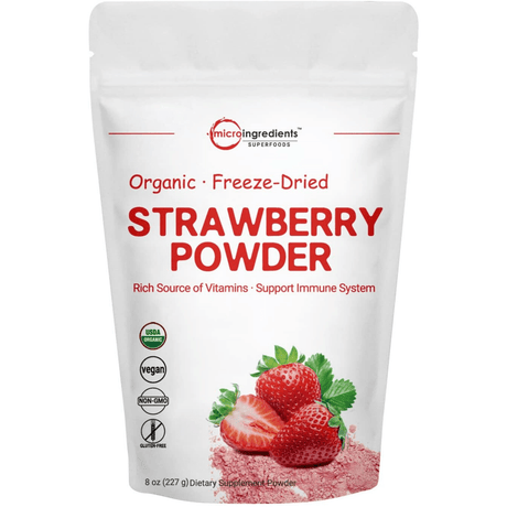 Micro Ingredients Strawberry Powder - 227 g - Haz Tu Pedido