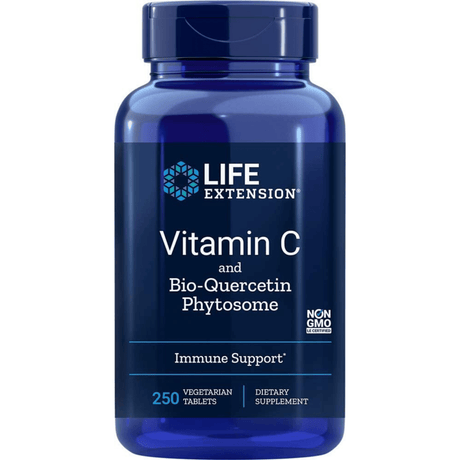 Life Extension Vitamin C with Bio-Quercetin Phytosome - Vegetarian Tablets - Haz Tu Pedido