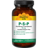 Country Life P5P (Pyridoxal 5 Phosphate) - 100 Tabletas - Haz Tu Pedido