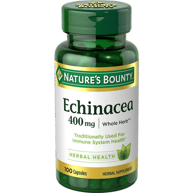 Nature's Bounty Echinacea 400 mg - 100 Cápsulas - Haz Tu Pedido