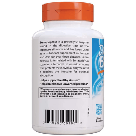 Doctor’s Best Serrapeptase - Veggie Capsules - Haz Tu Pedido