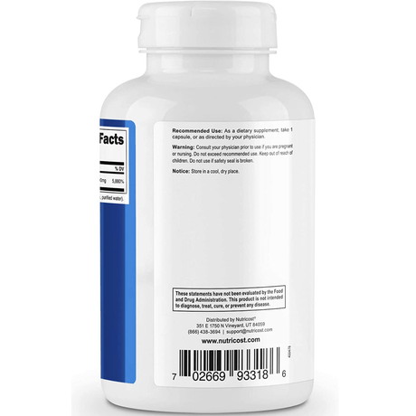 Nutricost Vitamin B6 Pyridoxine HCl - 240 Cápsulas - Haz Tu Pedido