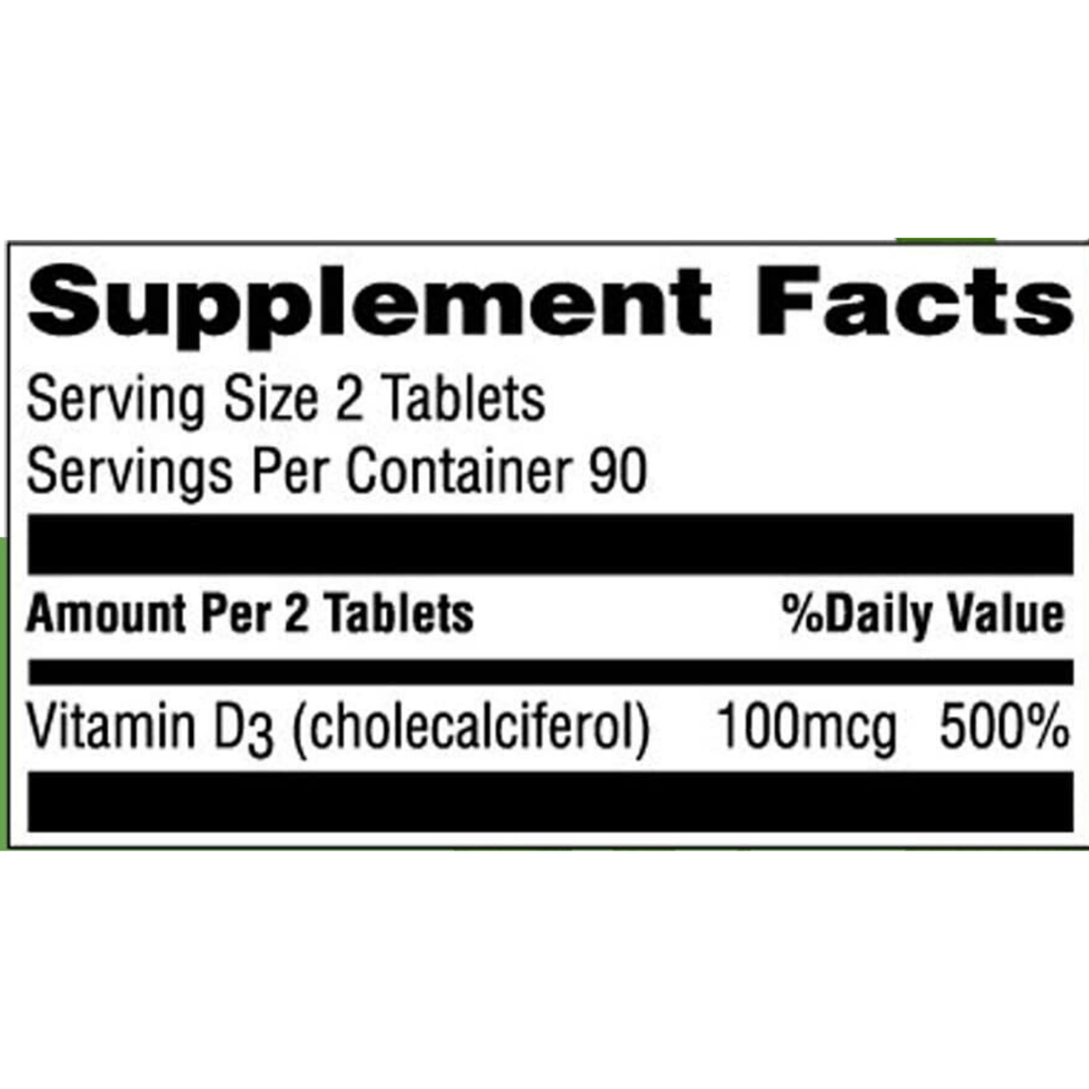 Nature's Sunshine Vitamin D3 - Haz Tu Pedido