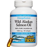 Natural Factors Wild Alaskan Salmon Oil - Softgels - Haz Tu Pedido