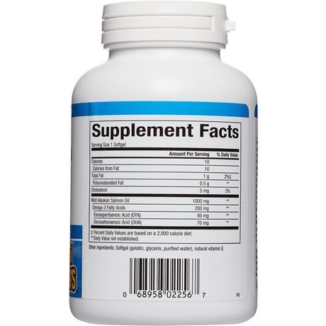 Natural Factors Wild Alaskan Salmon Oil - Softgels - Haz Tu Pedido