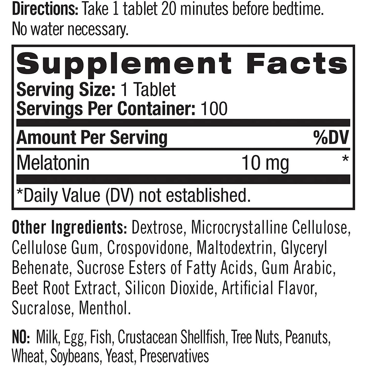 Natrol Melatonin 10mg - Haz Tu Pedido