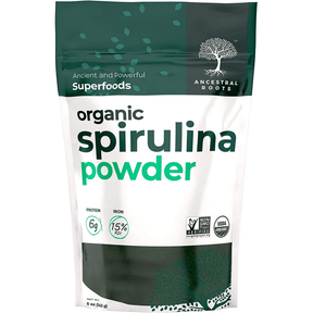 Ancestral Roots Organic Spirulina Powder - 142 g - Haz Tu Pedido