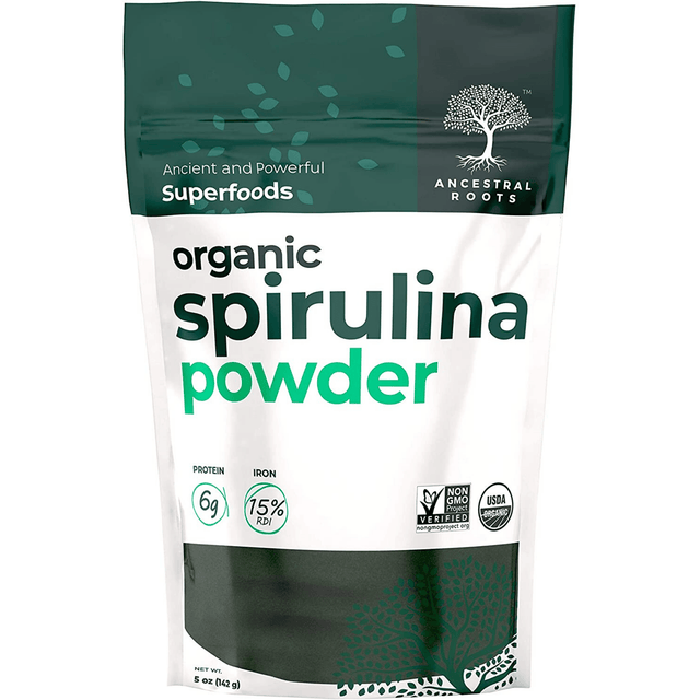 Ancestral Roots Organic Spirulina Powder - 142 g - Haz Tu Pedido