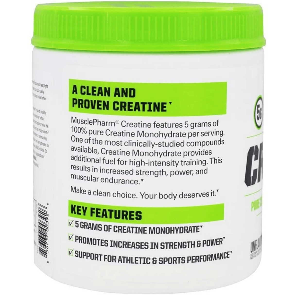 MusclePharm Creatine - Sin Sabor - Powder - Haz Tu Pedido