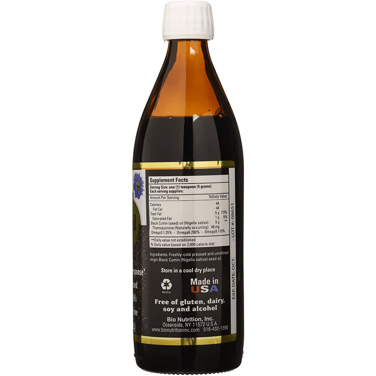 Bio Nutrition Black Seed Oil - 473 ml - Haz Tu Pedido