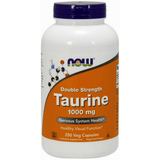 NOW Foods Double Strength Taurine 1000 mg - 250 Cápsulas Vegetales - Haz Tu Pedido