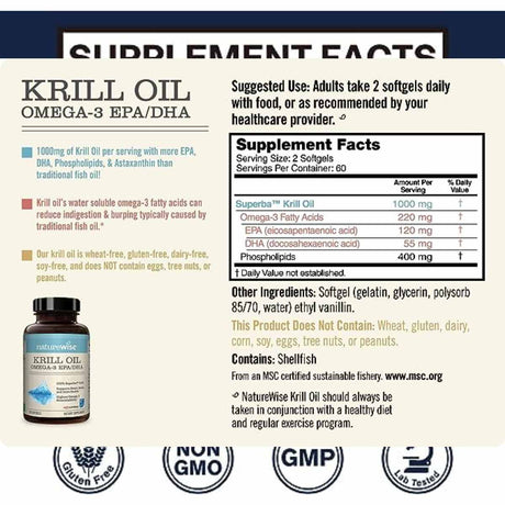 Krill Oil 120 - Cápsulas Blandas - Haz Tu Pedido