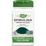 Natures Way Spirulina Micro-Algae - 100 Cápsulas Veganas - Haz Tu Pedido