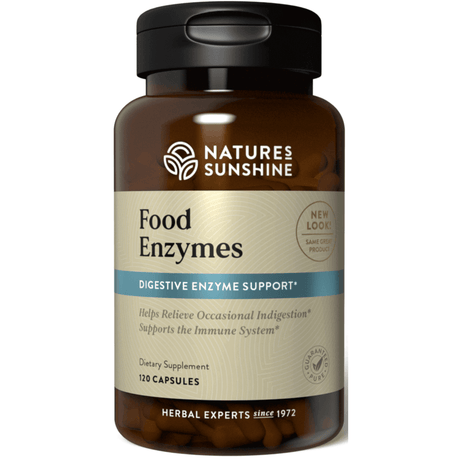 Nature's Sunshine Food Enzymes - 120 Cápsulas - Haz Tu Pedido