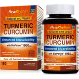 NewRhythm Turmeric Curcumin Enhanced Bioavailability - 180 Cápsulas Vegetarianas - Haz Tu Pedido