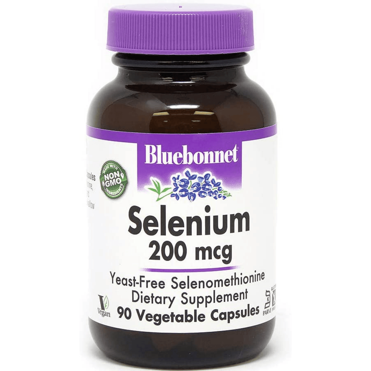 Bluebonnet Selenium 200 mcg - 90 Cápsulas De Origen Vegetal - Haz Tu Pedido