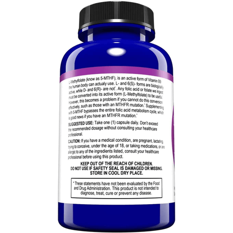 MD. Life L-Methylfolate Folate - 60 Cápsulas Vegetarianas - Haz Tu Pedido