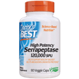 Doctor’s Best High Potency Serrapeptase 120,000 SPU - Veggie Capsules - Haz Tu Pedido