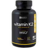 Sports Research Vitamin K2 with Coconut Oil -  60 Cápsulas Blandas Vegetales - Haz Tu Pedido