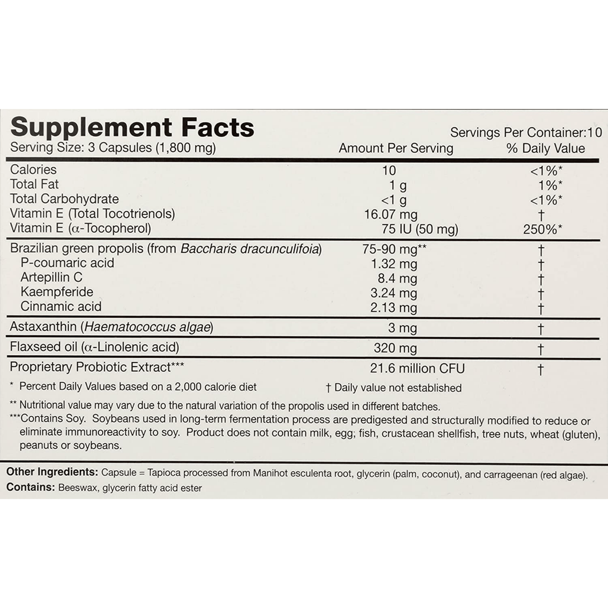 Dr. Ohhira's Propolis Plus - 30 Cápsulas - Haz Tu Pedido