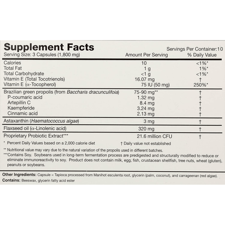 Dr. Ohhira's Propolis Plus - 30 Cápsulas - Haz Tu Pedido