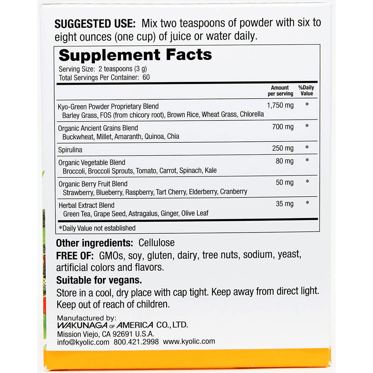 Kyolic Kyo-Green Immune Defense - 180 g - Haz Tu Pedido
