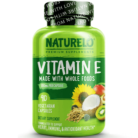 Naturelo Vitamin E - 90 Cápsulas Vegetarianas - Haz Tu Pedido
