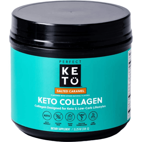 Perfect Keto Keto Collagen - Caramelo Salado - 20 servicios - Haz Tu Pedido