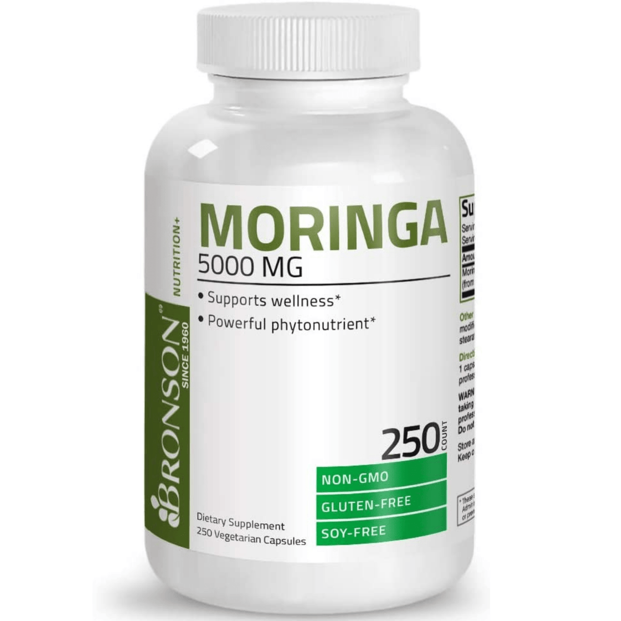 Bronson Moringa 5000 mg - Vegetarian Capsules - Haz Tu Pedido