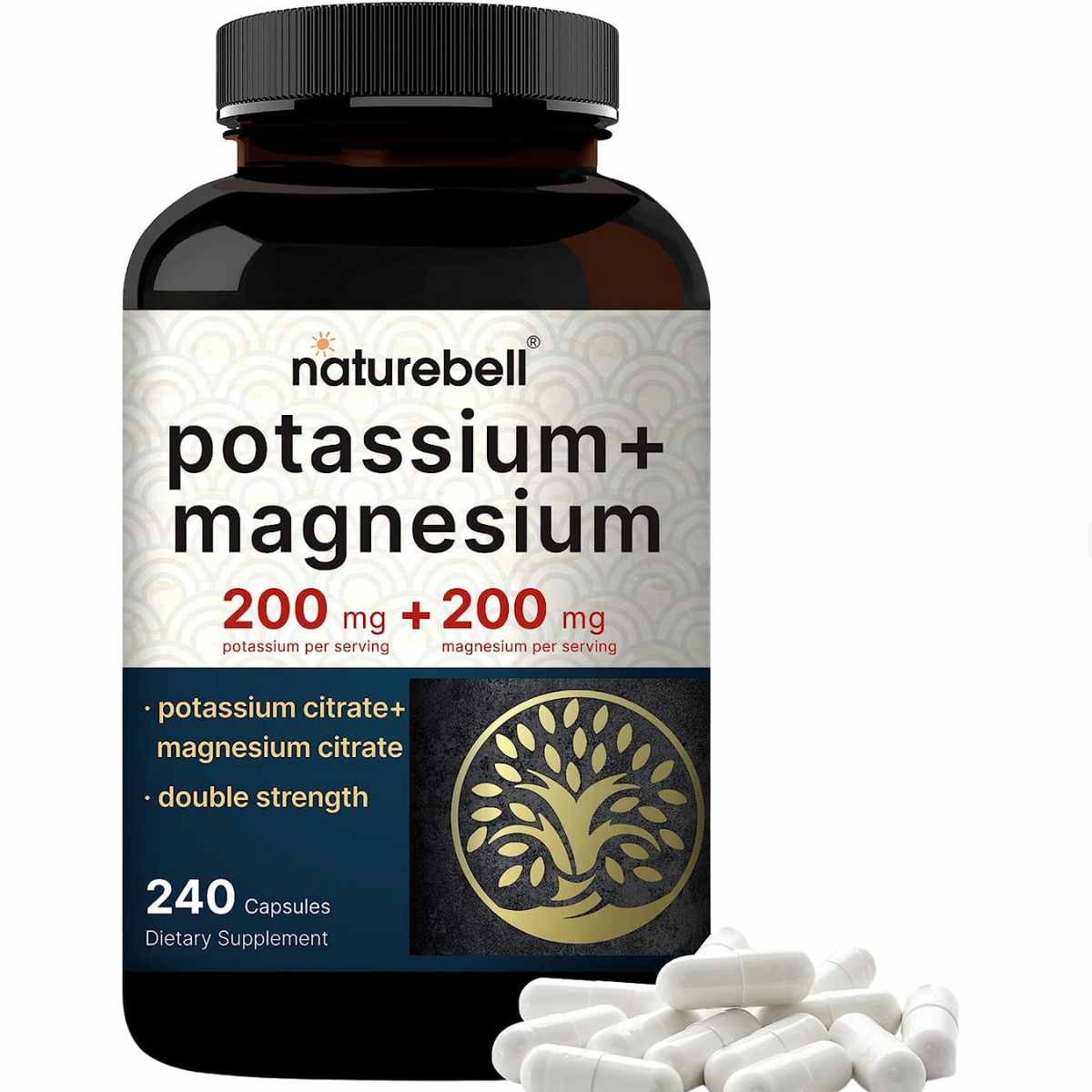 Citrato de Potasio con Magnesio - 240 Cápsulas - Haz Tu Pedido
