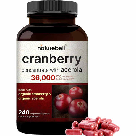 NatureBell Arándano De Doble Fuerza - 240 Cápsulas Vegetarianas - Haz Tu Pedido