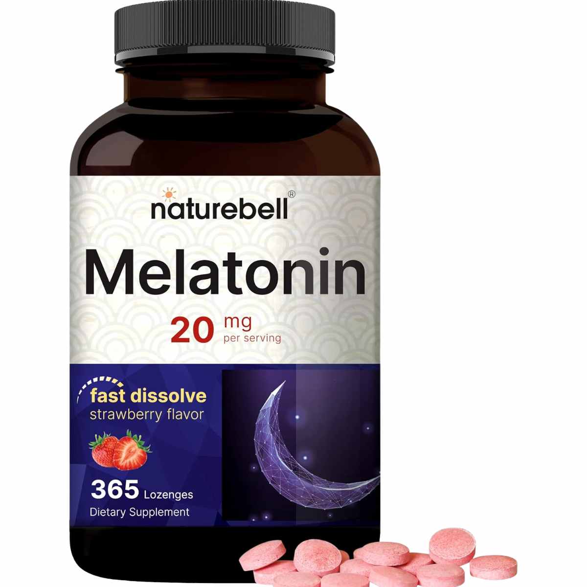 Melatonina - 20 mg - 365 Pastillas - Haz Tu Pedido