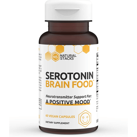 Natural Stacks Serotonin Brain Food - 60 Cápsulas Veganas - Haz Tu Pedido