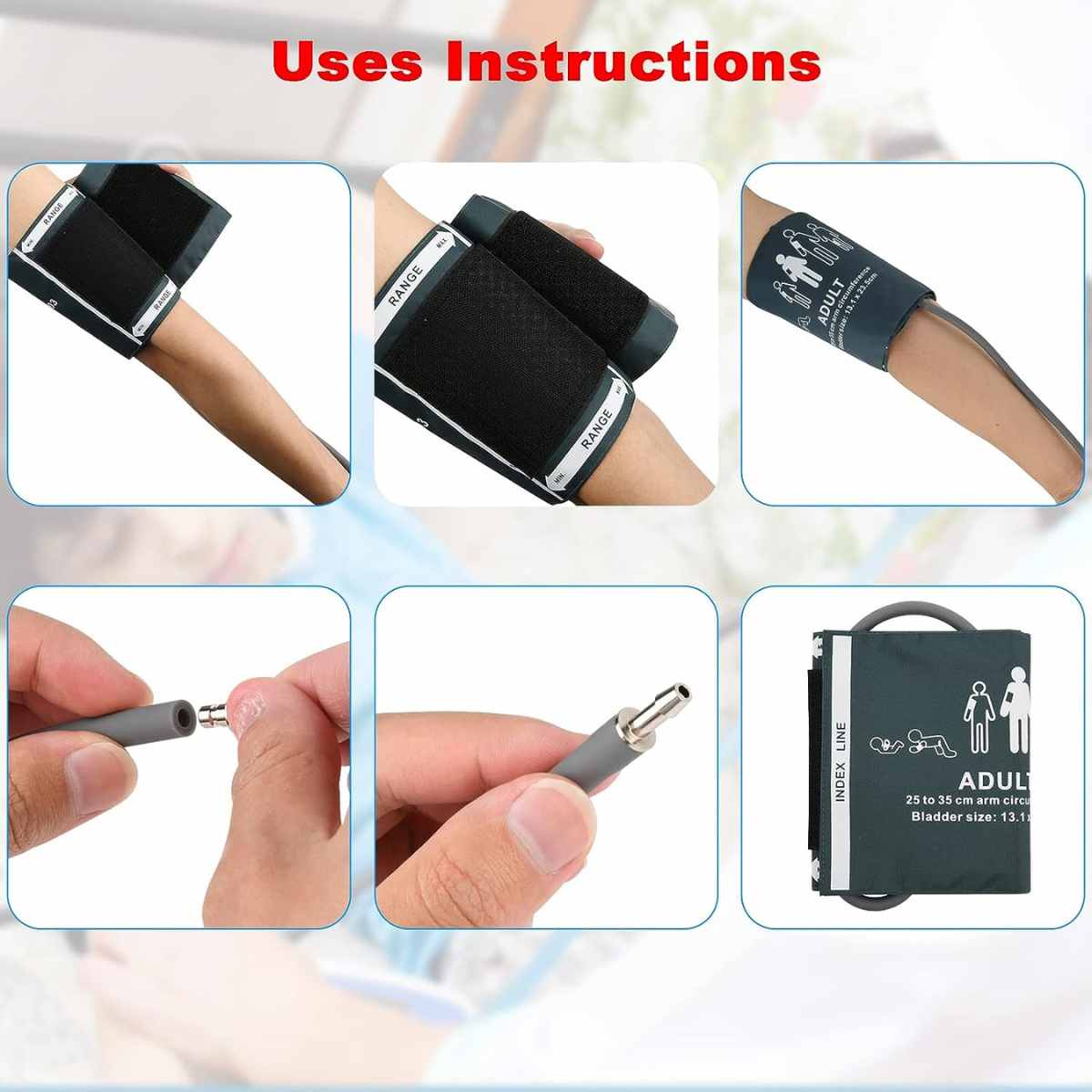 Brazalete de Repuesto para Monitor de Presión Arterial - Haz Tu Pedido