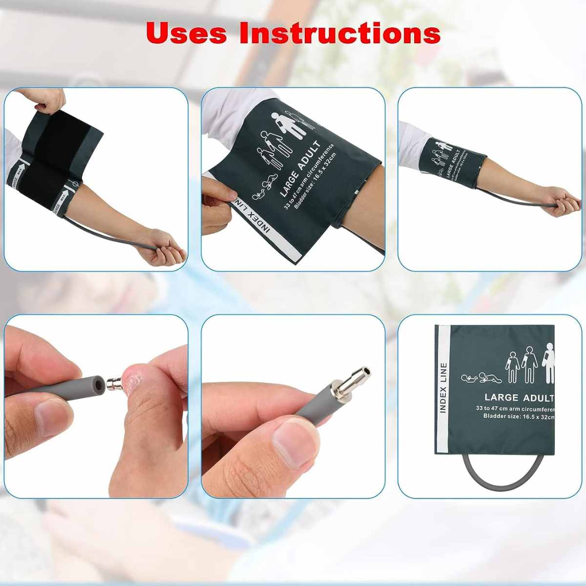 Brazalete de Repuesto para Monitor de Presión Arterial - Haz Tu Pedido