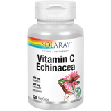 Solaray Vitamin C Echinacea - 120 Cápsulas Vegetales - Haz Tu Pedido